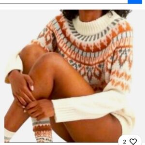 Aerie Fair Isle Sweater Size XL